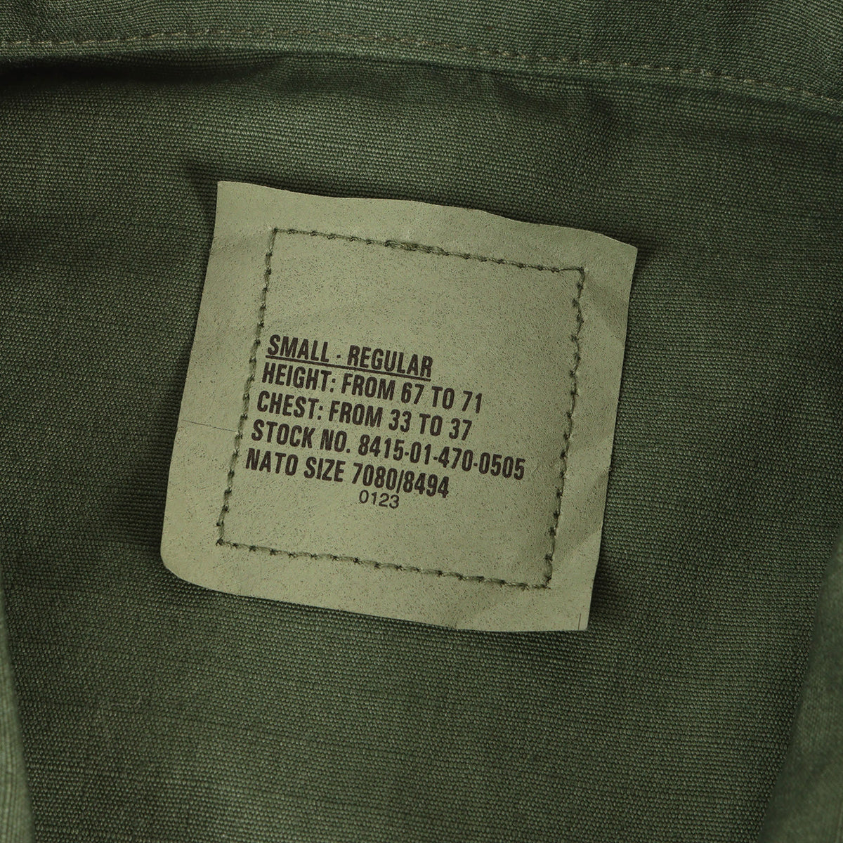 [Goodコンディション] 90s 米軍実物 U.S.ARMY リップストップ BDU ジャケット (単色 GREEN 483)