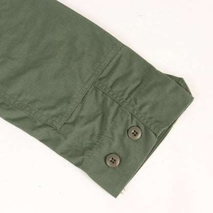 [Goodコンディション] 90s 米軍実物 U.S.ARMY リップストップ BDU ジャケット (単色 GREEN 483)