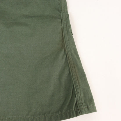 [Goodコンディション] 90s 米軍実物 U.S.ARMY リップストップ BDU ジャケット (単色 GREEN 483)