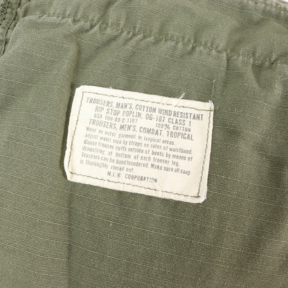 [Goodコンディション] 60s 米軍実物 5th ジャングル ファティーグ カーゴパンツ (リップストップ / ナム戦)