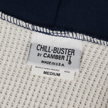 [定番人気 デッドストック] サーマル付き フルジップ スウェットパーカー / USA製 CHILL-BUSTER