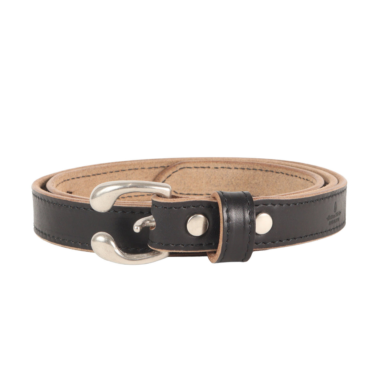 ハーネスバックル クロムエクセルレザー ベルト (N&J Harness Buckle Narrow Belt)