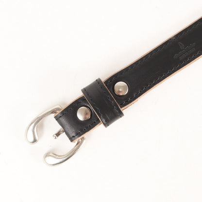 ハーネスバックル クロムエクセルレザー ベルト (N&J Harness Buckle Narrow Belt)