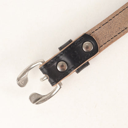 ハーネスバックル クロムエクセルレザー ベルト (N&J Harness Buckle Narrow Belt)