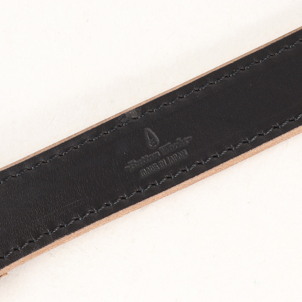ハーネスバックル クロムエクセルレザー ベルト (N&J Harness Buckle Narrow Belt)