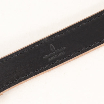 ハーネスバックル クロムエクセルレザー ベルト (N&J Harness Buckle Narrow Belt)