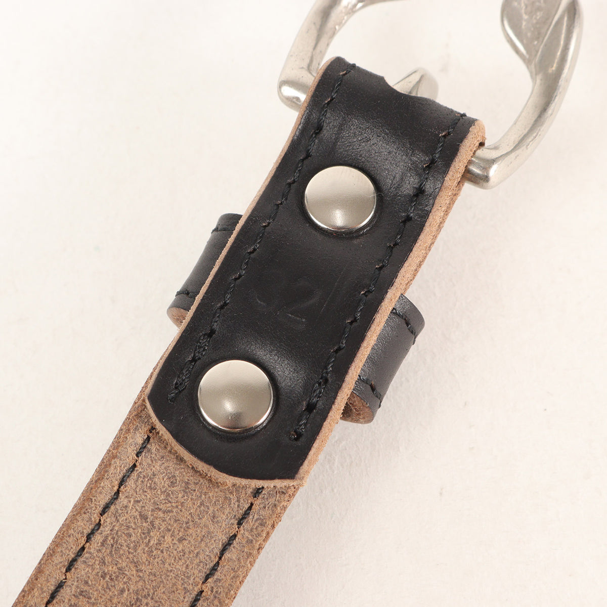 ハーネスバックル クロムエクセルレザー ベルト (N&J Harness Buckle Narrow Belt)