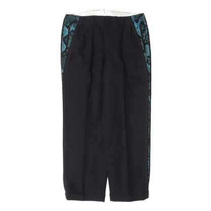 25AW ×WOLF'S HEAD ×DORMEUIL パイソン切替し ロカビリーパンツ(ROCKABILLY PANTS)