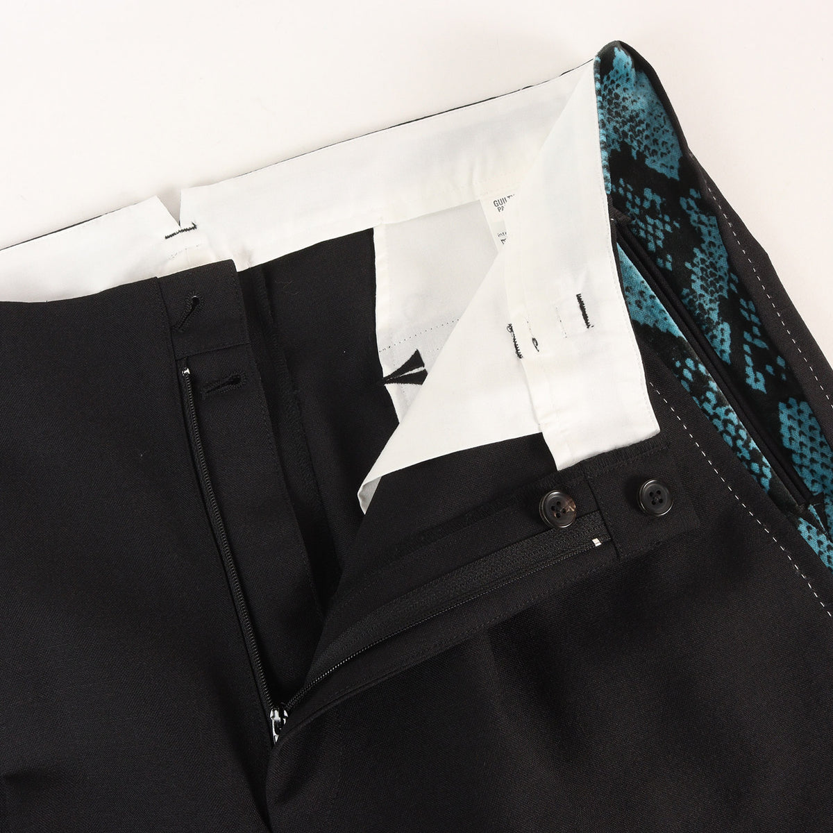 25AW ×WOLF'S HEAD ×DORMEUIL パイソン切替し ロカビリーパンツ(ROCKABILLY PANTS)