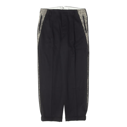 26SS ×WOLF'S HEAD ×DORMEUIL プリントコーデュロイ切替し ロカビリーパンツ(ROCKABILLY PANTS)