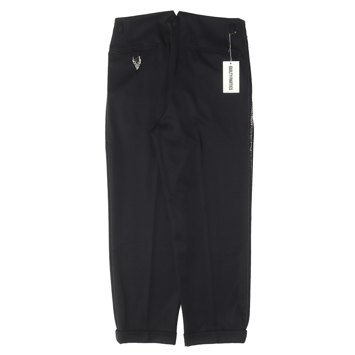 26SS ×WOLF'S HEAD ×DORMEUIL プリントコーデュロイ切替し ロカビリーパンツ(ROCKABILLY PANTS)