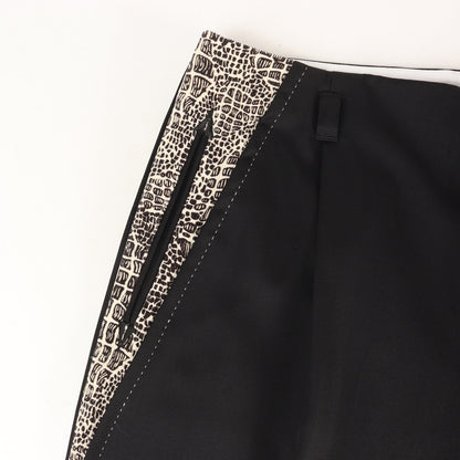 26SS ×WOLF'S HEAD ×DORMEUIL プリントコーデュロイ切替し ロカビリーパンツ(ROCKABILLY PANTS)