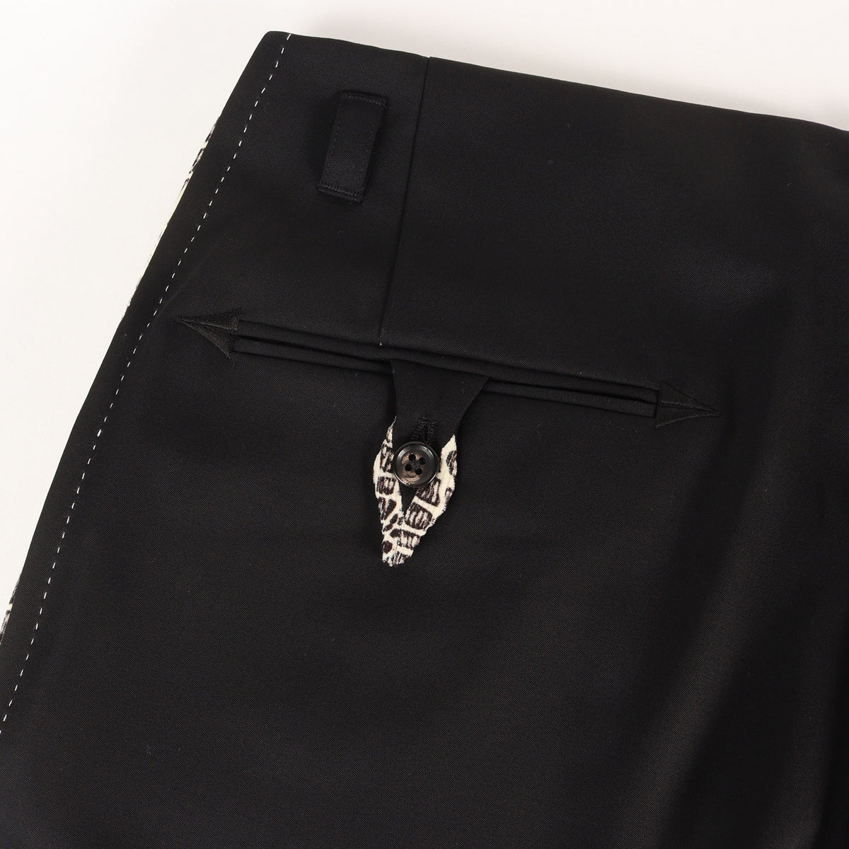 26SS ×WOLF'S HEAD ×DORMEUIL プリントコーデュロイ切替し ロカビリーパンツ(ROCKABILLY PANTS)