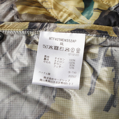25AW ×Marmot カモフラージュ ダウン Tシャツ / 半袖シャツ(750FP DOWN T-SHIRT)