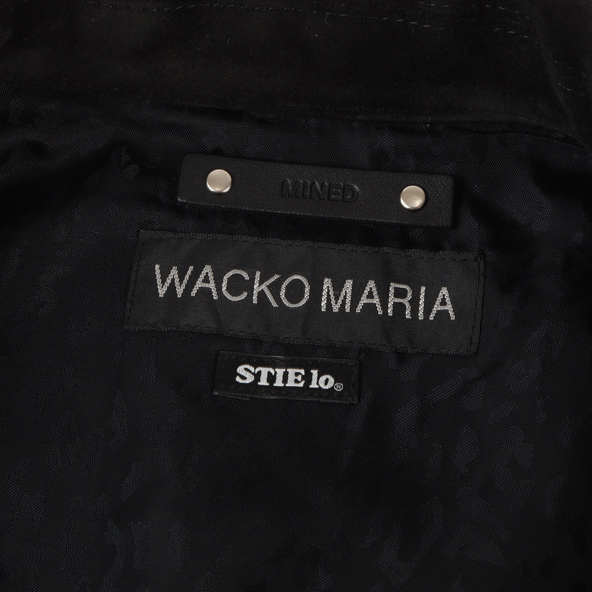 26AW ×MINEDENIM ×Stie-lo スウェードレザー 裏地レオパード ジャケット(SUEDE LEATHER JACKET)