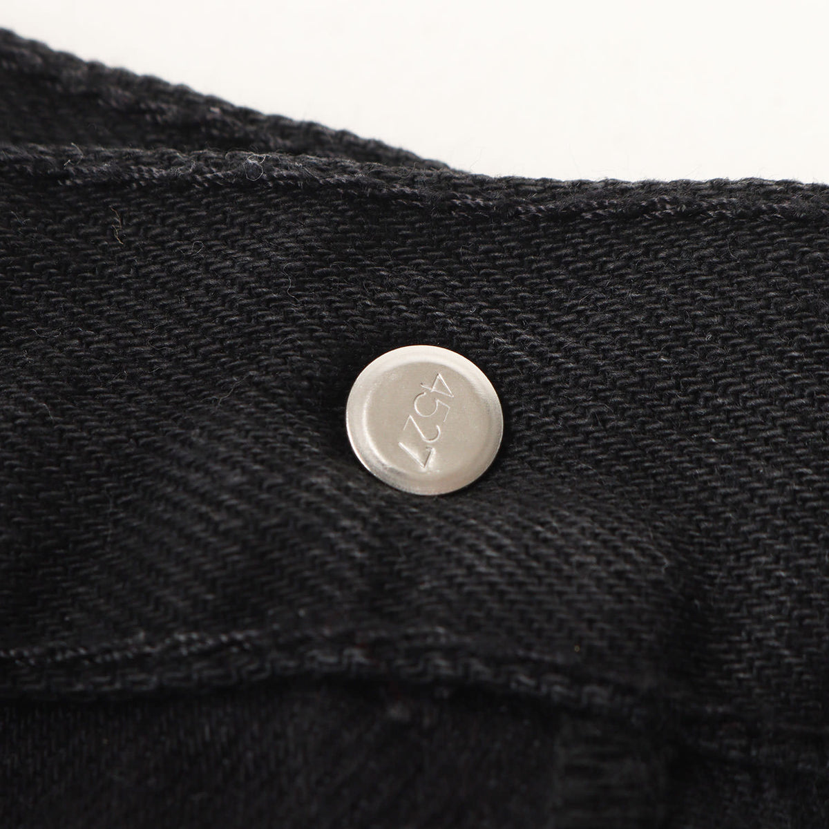 ×Levi's 505 レオパード切替し ブラック デニムパンツ(505 Jean)