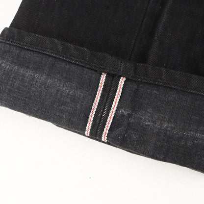 ×Levi's 505 レオパード切替し ブラック デニムパンツ(505 Jean)