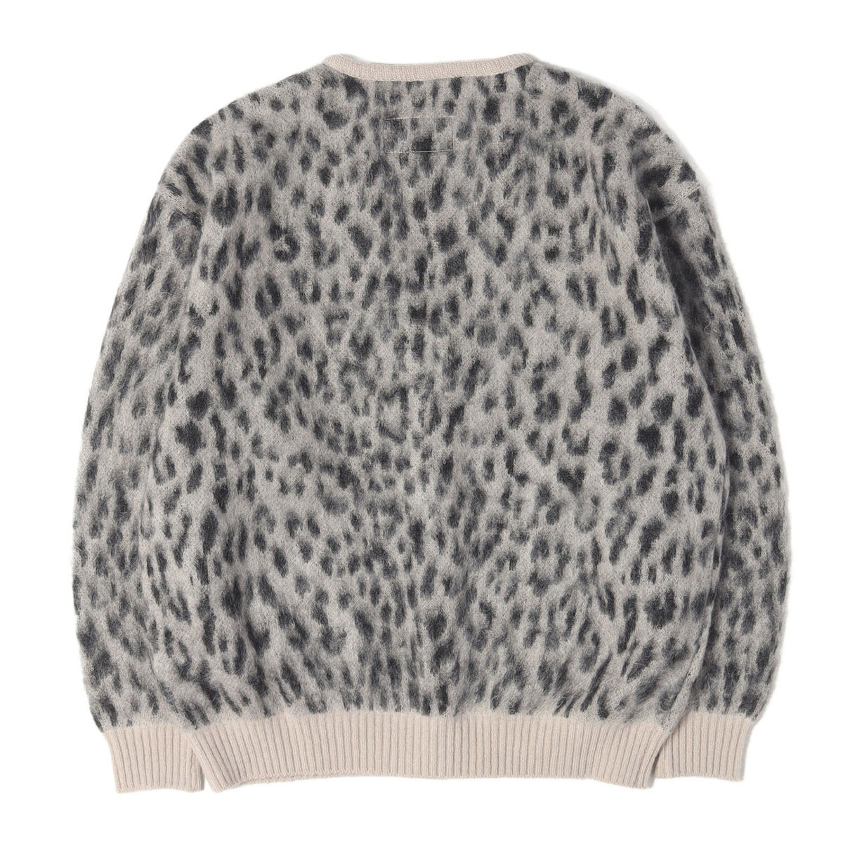 23AW 直営店限定カラー レオパード柄 モヘヤ ニット カーディガン(LEOPARD MOHAIR KNIT CARDIGAN)