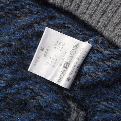25AW レオパード柄 モヘヤニット セーター(LEOPARD MOHAIR KNIT JACQUARD SWEATER)
