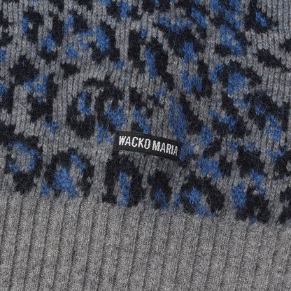 25AW レオパード柄 モヘヤニット セーター(LEOPARD MOHAIR KNIT JACQUARD SWEATER)