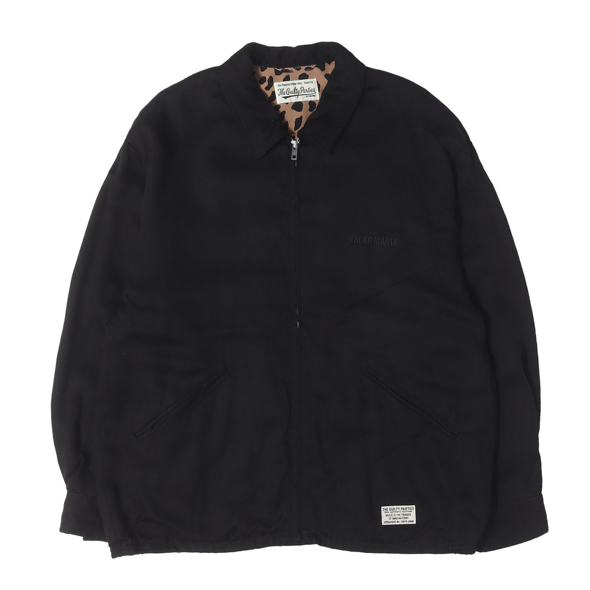 25AW 裏地レオパード柄 ベトナムジャケット / ベトジャン(VIETNAM JACKET)