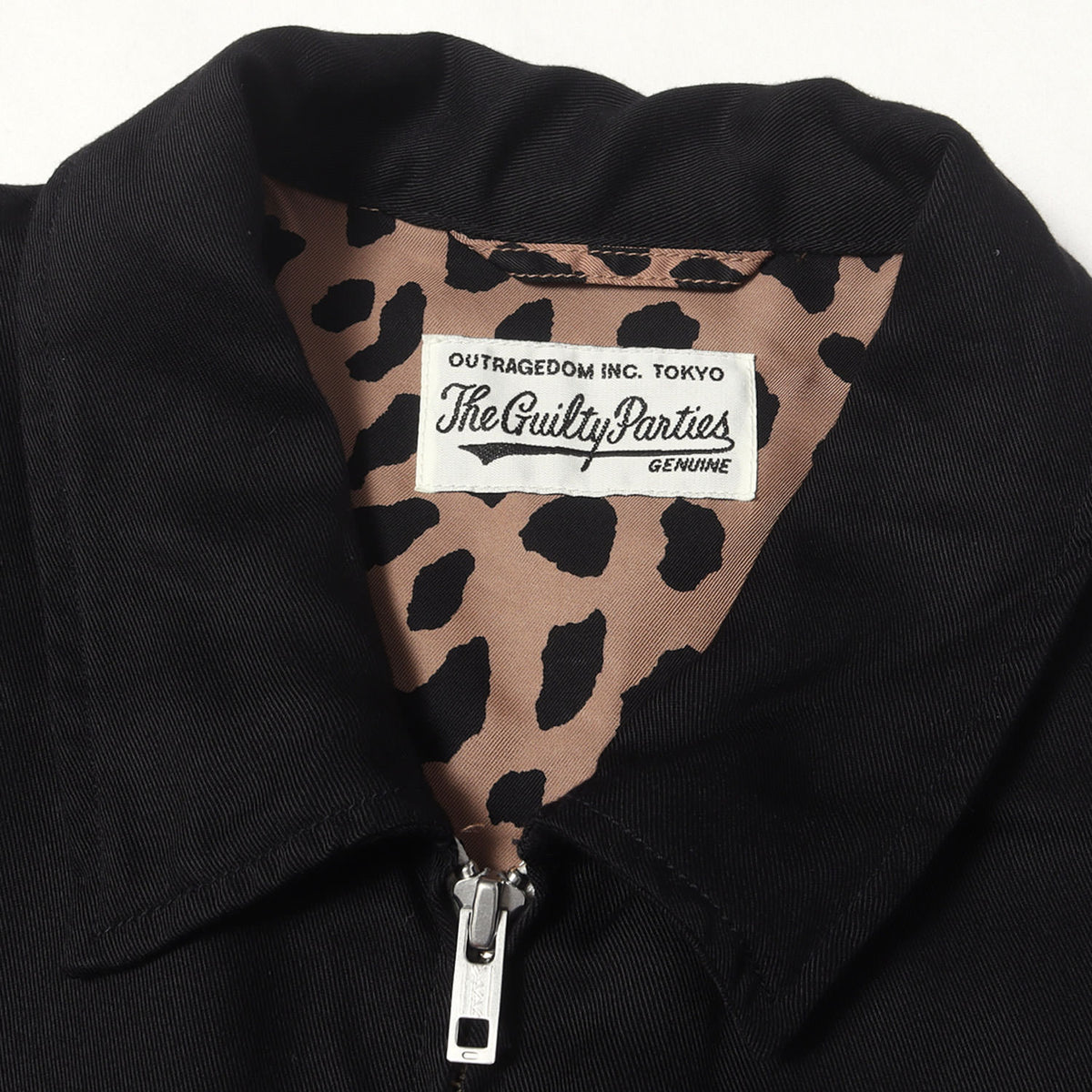 25AW 裏地レオパード柄 ベトナムジャケット / ベトジャン(VIETNAM JACKET)