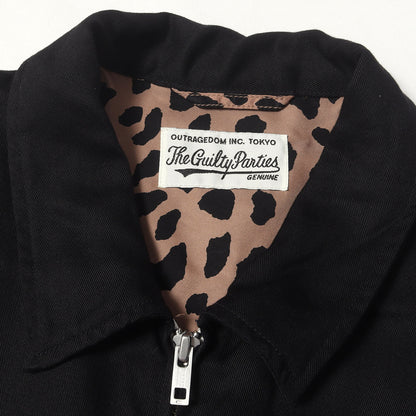 25AW 裏地レオパード柄 ベトナムジャケット / ベトジャン(VIETNAM JACKET)