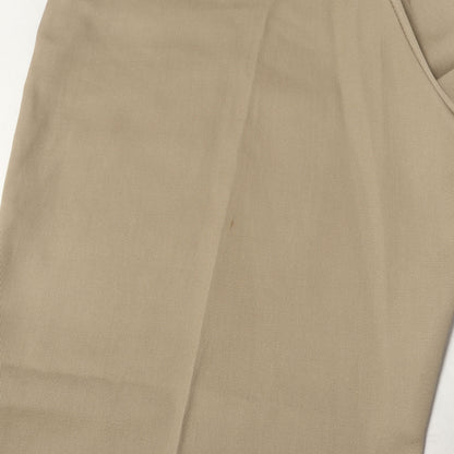 70s チビタグ アルミジップ T/Cツイル ワーク チノパンツ USA製