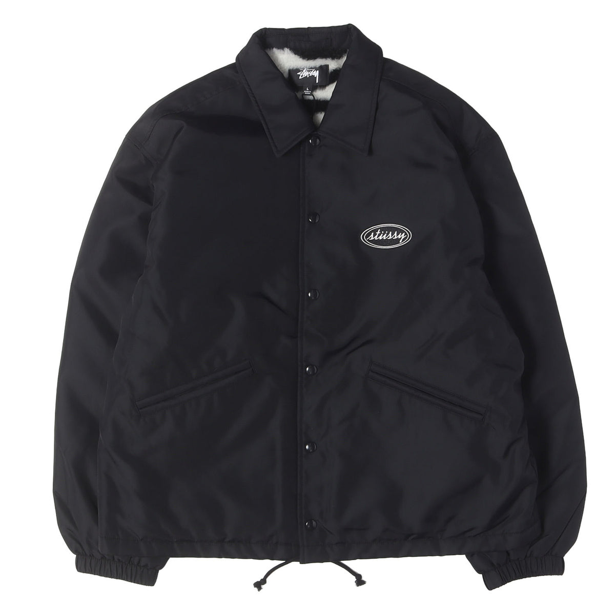 25AW 裏ゼブラ柄 ボア コーチジャケット(Coaches Jacket STUSSY)