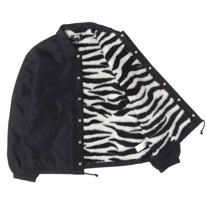 25AW 裏ゼブラ柄 ボア コーチジャケット(Coaches Jacket STUSSY)