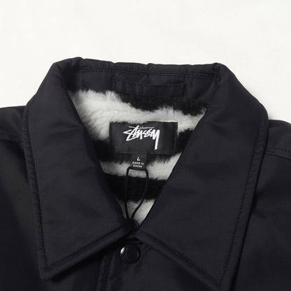 25AW 裏ゼブラ柄 ボア コーチジャケット(Coaches Jacket STUSSY)