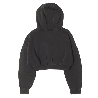 フェード加工 クロップド フルジップ スウェットパーカー(CROPPED FULL ZIP)