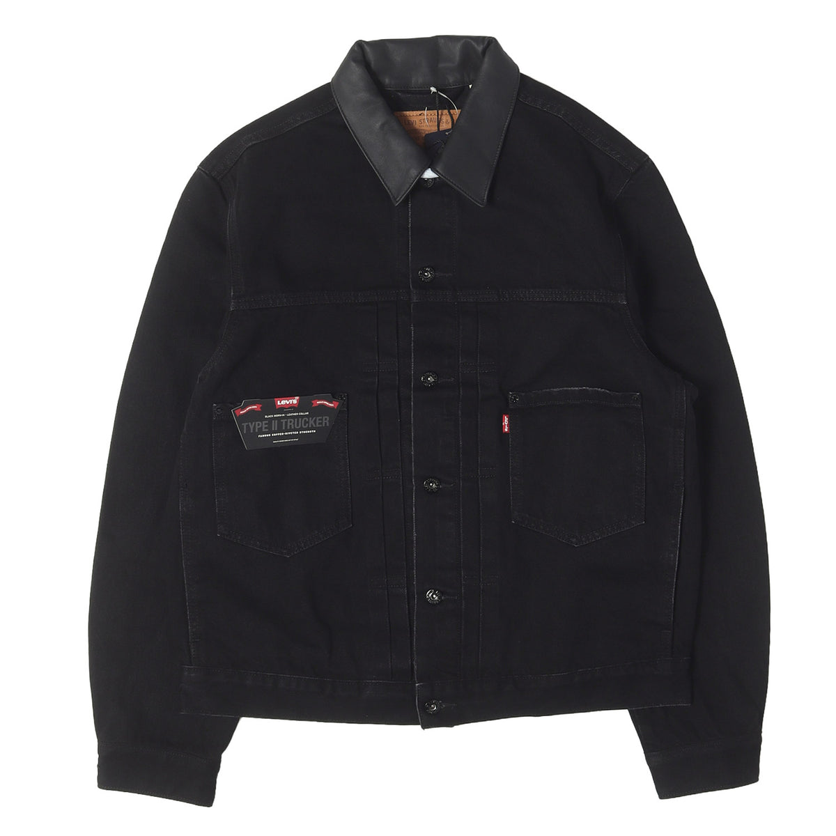 [EDIFICE別注] 25AW 襟レザー 2nd タイプ デニム トラッカージャケット (2nd Type Tracker Jacket)