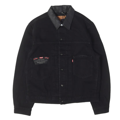 [EDIFICE別注] 25AW 襟レザー 2nd タイプ デニム トラッカージャケット (2nd Type Tracker Jacket)
