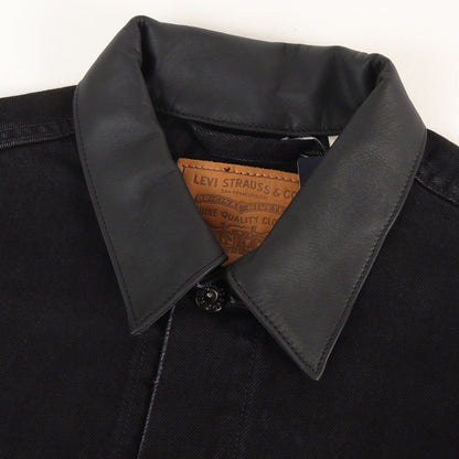 [EDIFICE別注] 25AW 襟レザー 2nd タイプ デニム トラッカージャケット (2nd Type Tracker Jacket)