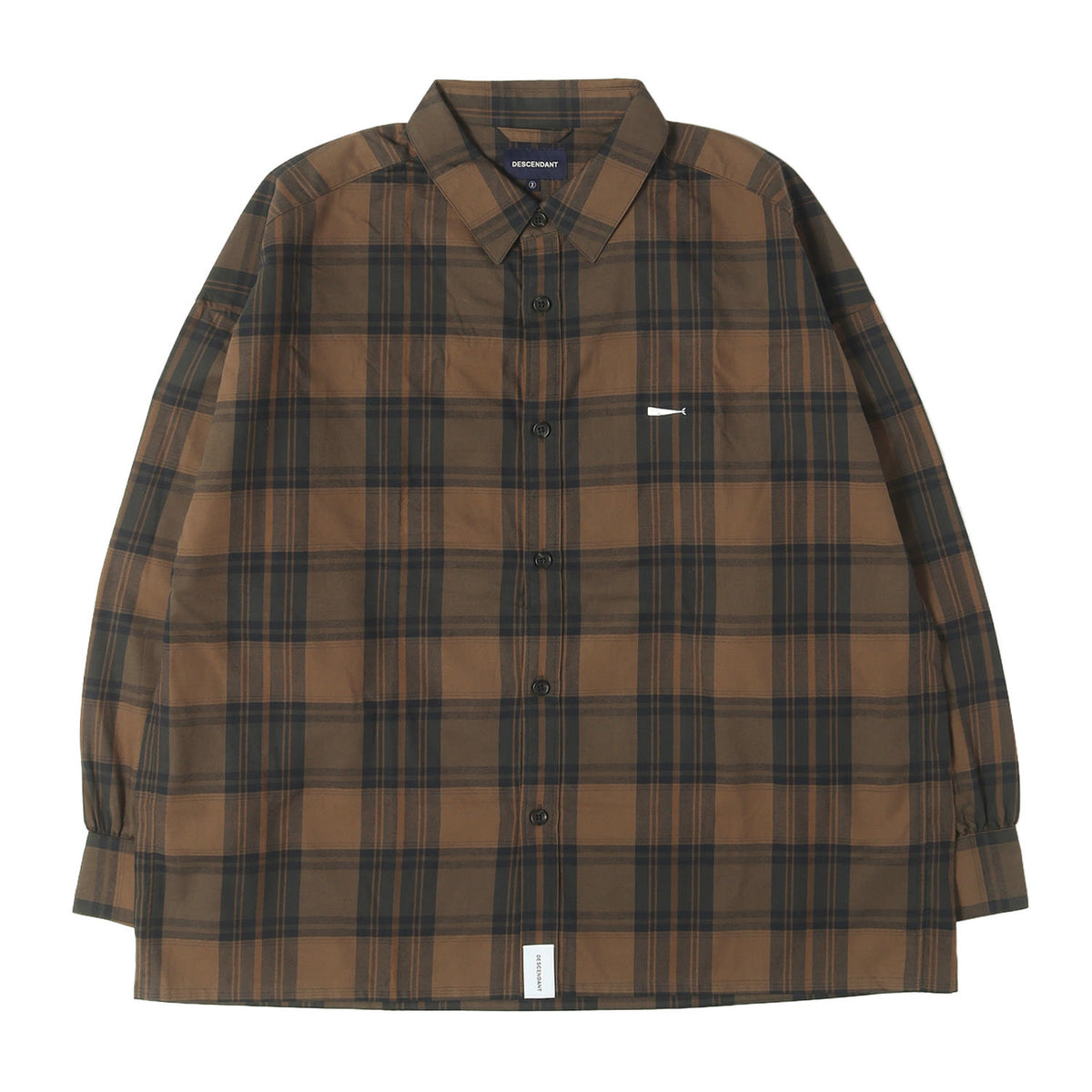 21AW コットン チェックシャツ(GORDIE PLAID LS SHIRT FULL SIZE)