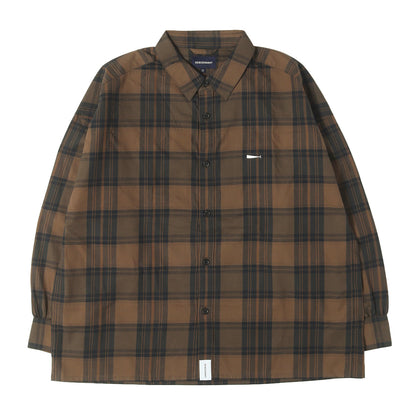 21AW コットン チェックシャツ(GORDIE PLAID LS SHIRT FULL SIZE)