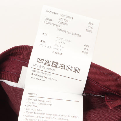 25AW ブランドロゴ刺繍 6パネルキャップ(T-6M 03 / CAP / CTPL. TWILL)