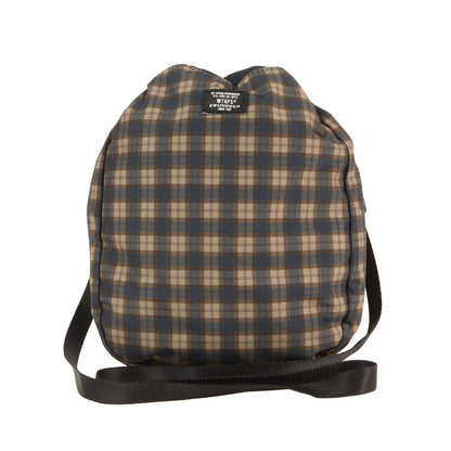 25AW ×STANDARD SUPPLY チェック ショルダーポーチ(CHALK SHOULDER / POUCH / POLY. STANDARD SUPPLY)
