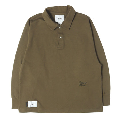 20AW ダンボールニット ロングスリーブ ポロシャツ(OG / POLO LS / NYCO. CORDURA)