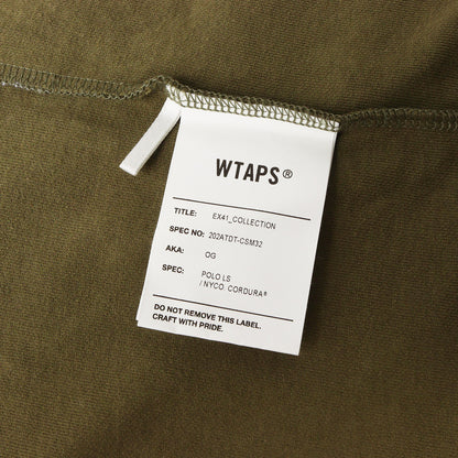 20AW ダンボールニット ロングスリーブ ポロシャツ(OG / POLO LS / NYCO. CORDURA)