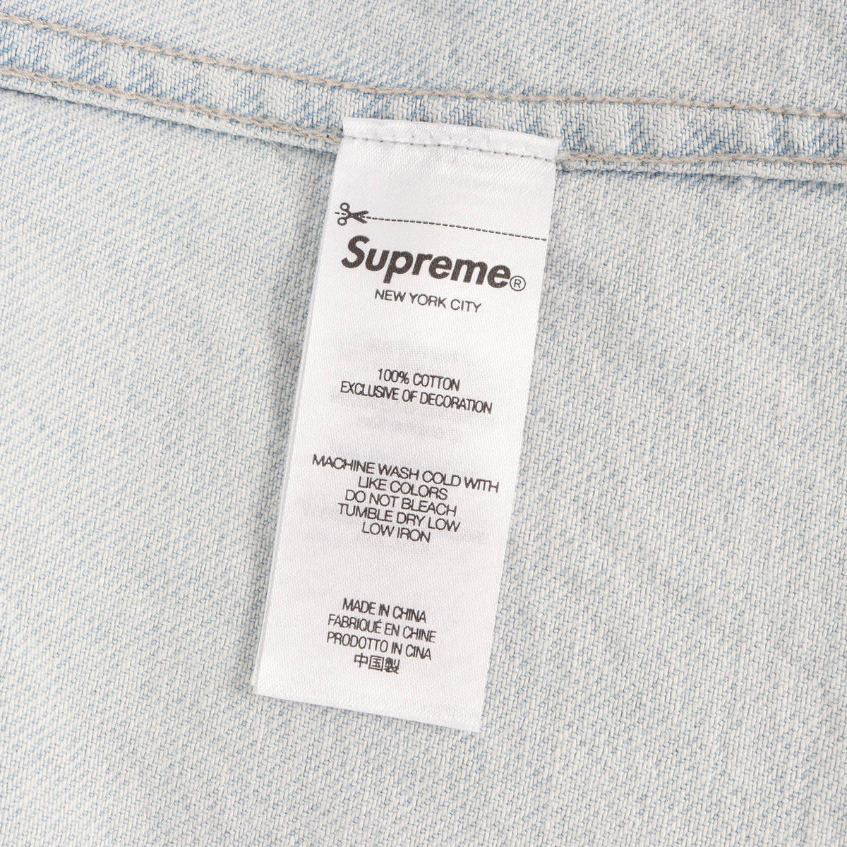 24SS スモールBOX ボタンダウン デニムシャツ(Small Box Shirt)