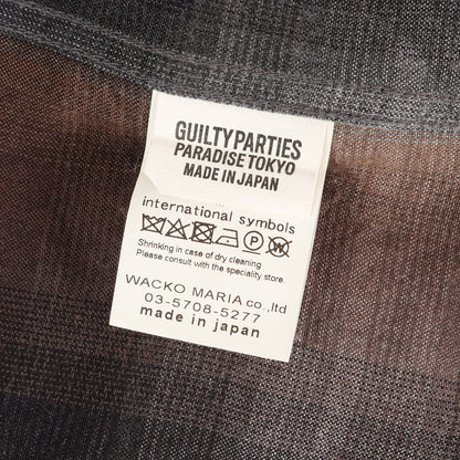 23AW オンブレチェック オープンカラー レーヨン シャツ(OMBRE CHECK OPEN COLLAR SHIRT L/S)
