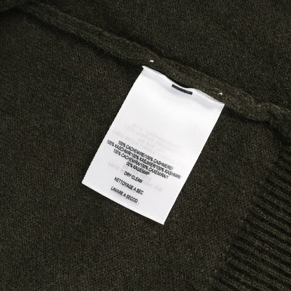00s ウォッシュ加工 カシミヤ Vネック ニット イタリア製