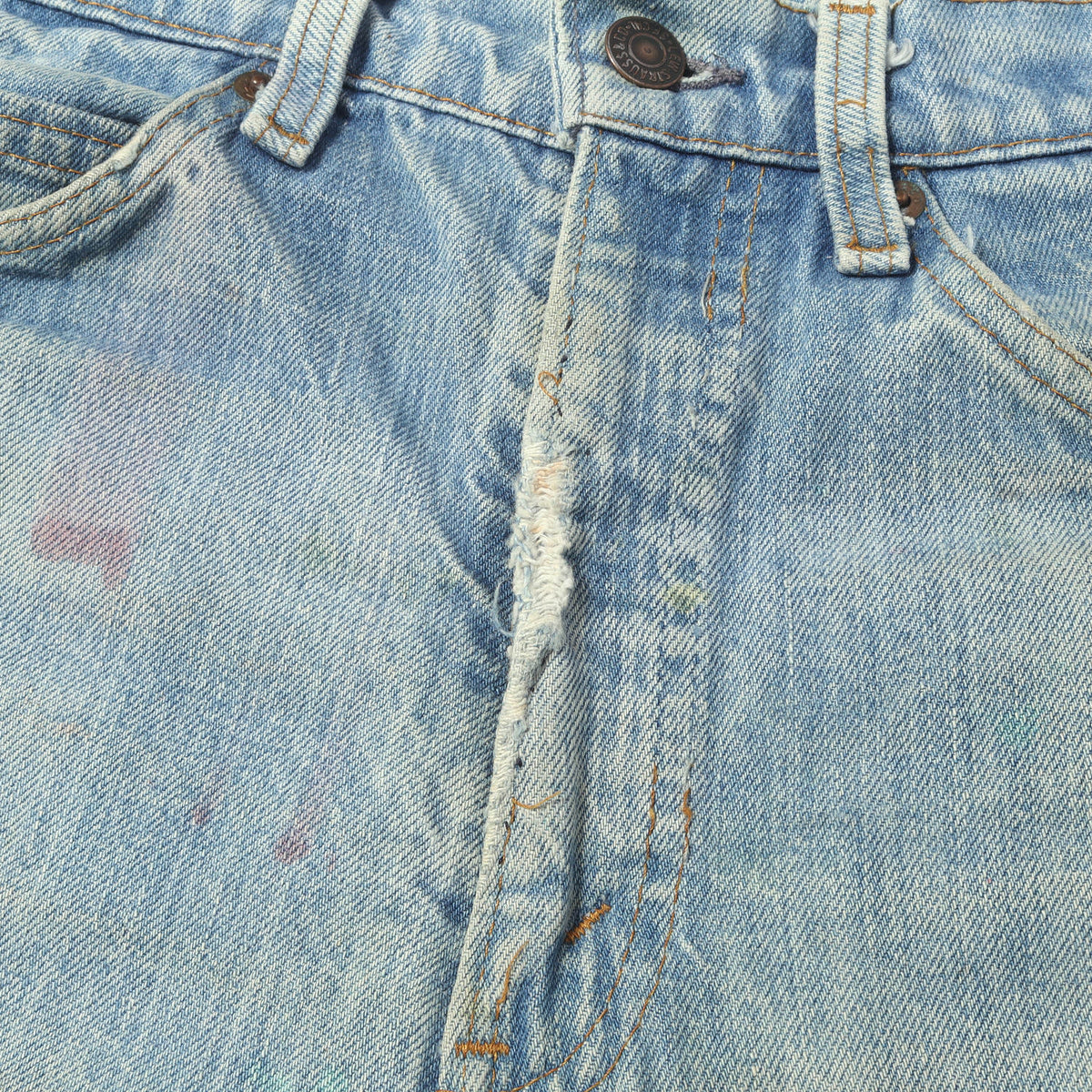 80s 517 ブーツカット デニムパンツ / USA製 20517-0217 ボタン裏刻印575