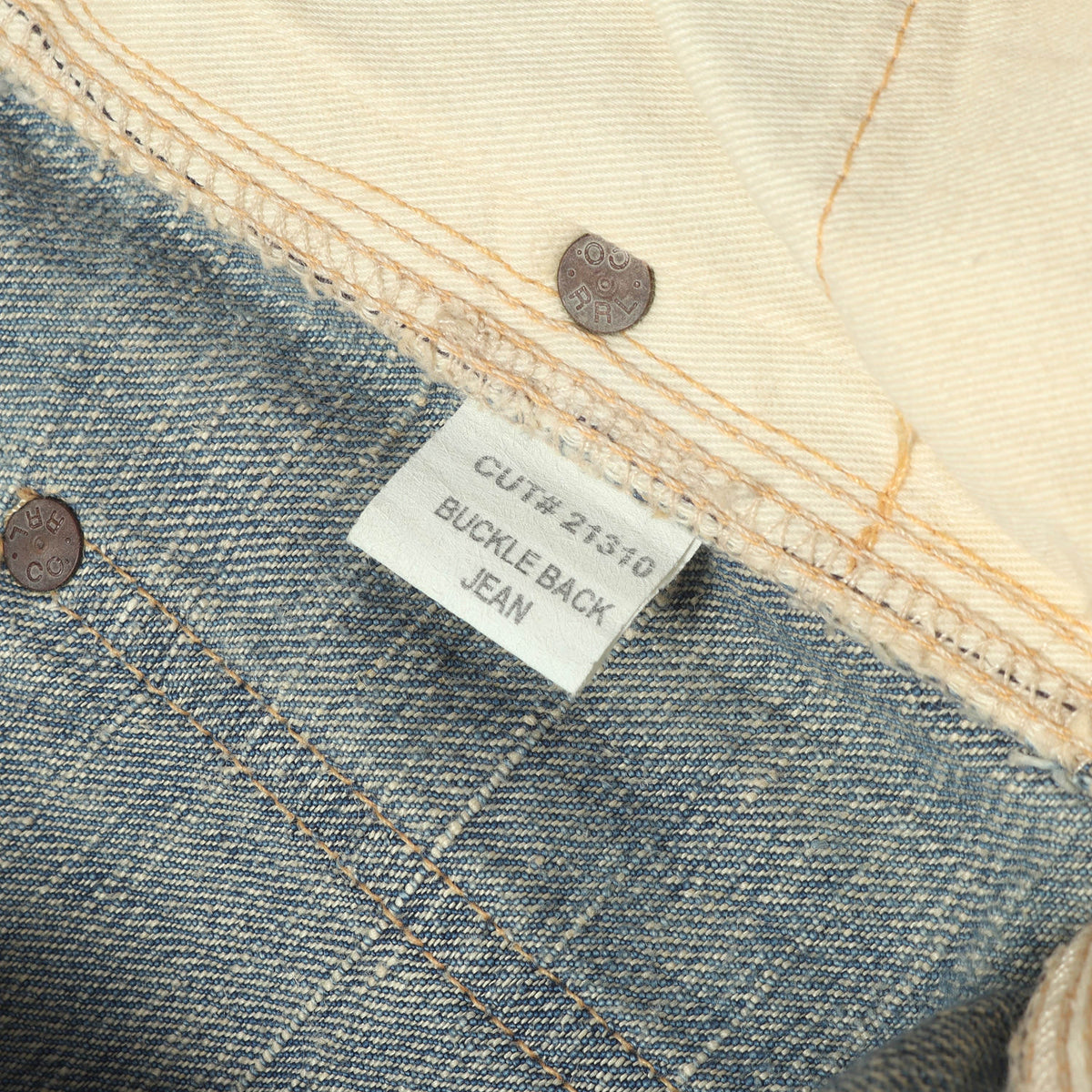 バックルバック付き ヴィンテージ加工 ペインター デニムパンツ (BUCKLE BACK JEAN) USA製