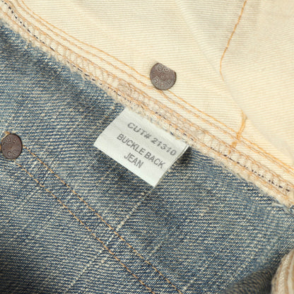 バックルバック付き ヴィンテージ加工 ペインター デニムパンツ (BUCKLE BACK JEAN) USA製