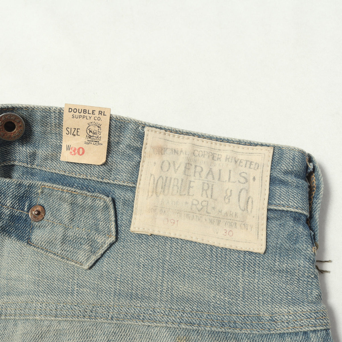 バックルバック付き ヴィンテージ加工 ペインター デニムパンツ (BUCKLE BACK JEAN) USA製