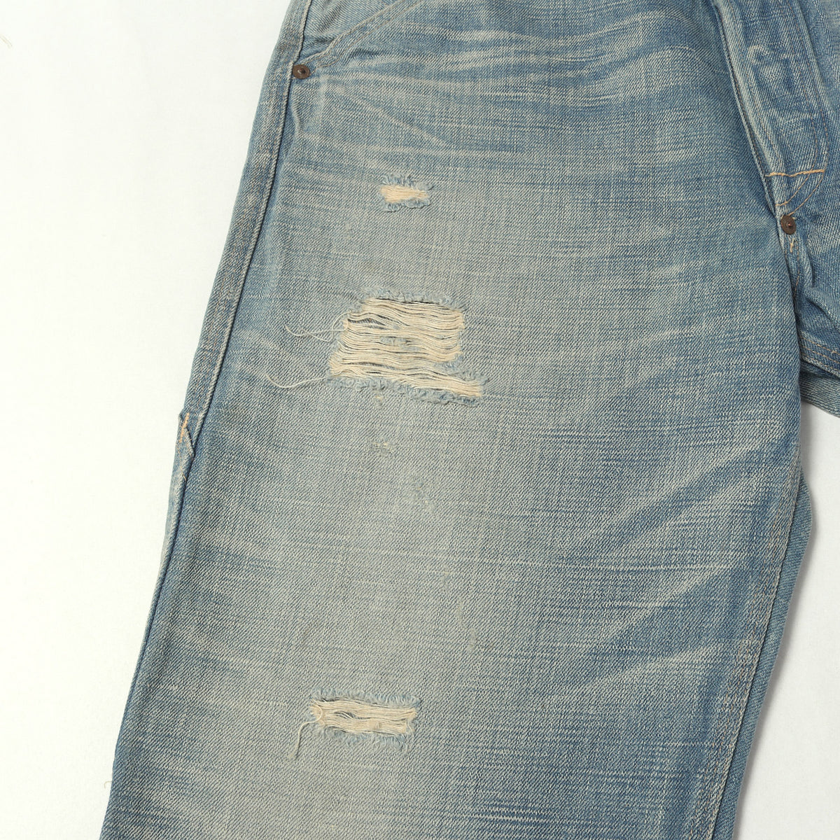 バックルバック付き ヴィンテージ加工 ペインター デニムパンツ (BUCKLE BACK JEAN) USA製