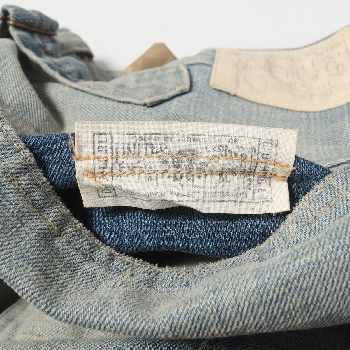 バックルバック付き ヴィンテージ加工 ペインター デニムパンツ (BUCKLE BACK JEAN) USA製